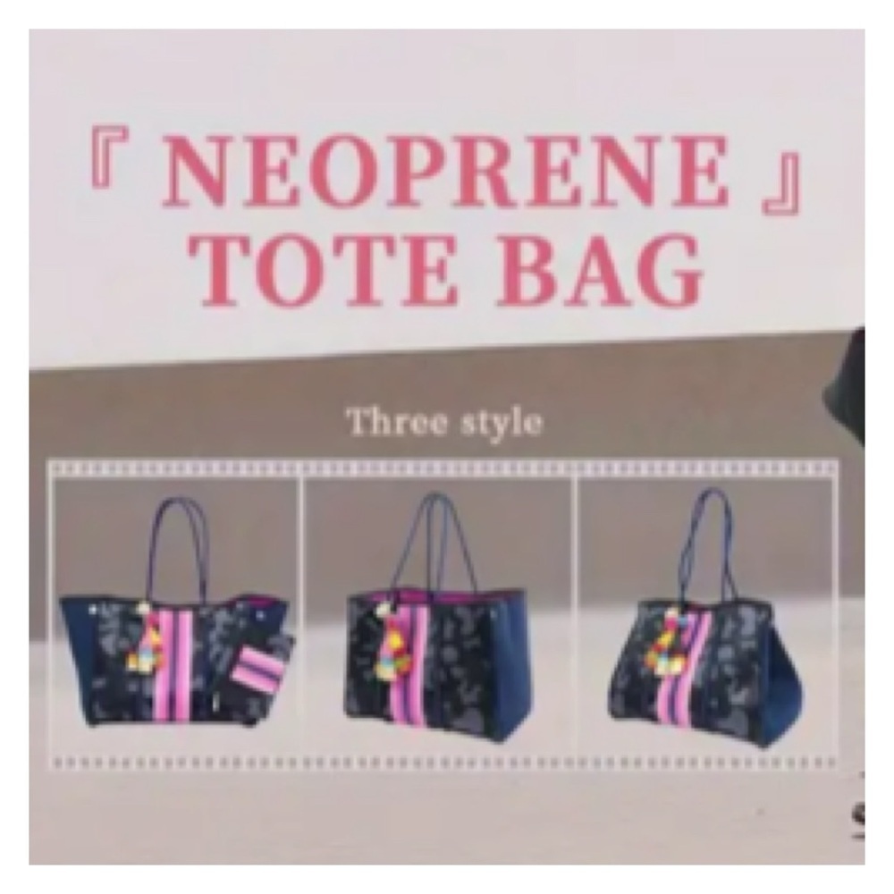 Large Capacity Neoprene Camouflage Tote Bag w/ Coin Pouch - Picture 9 of 13